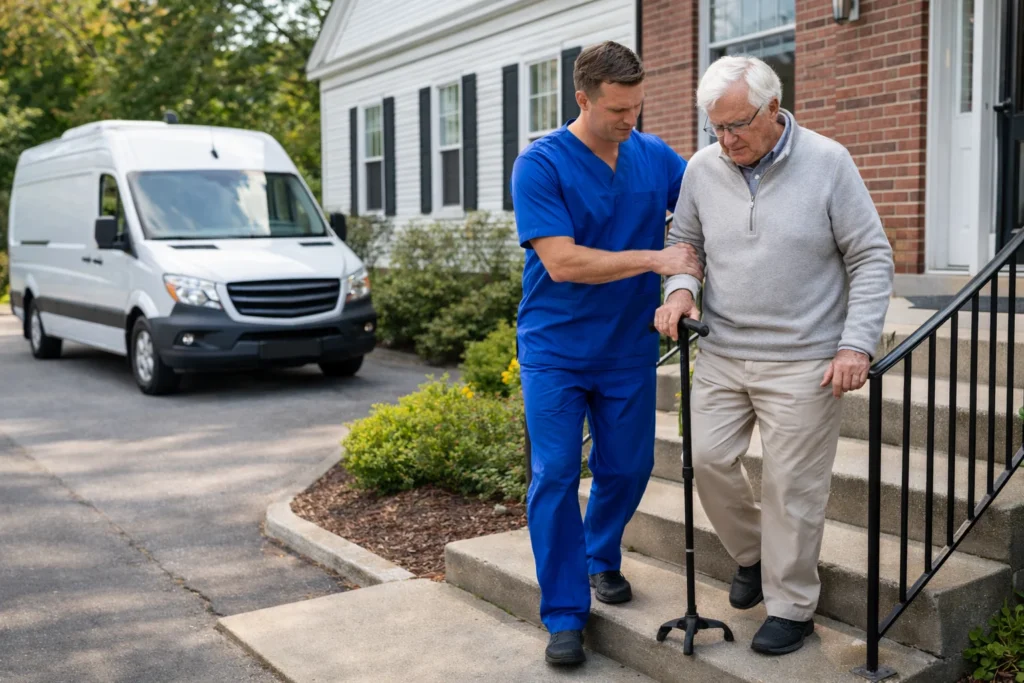 Stair Help Medical Transportation in Hartford