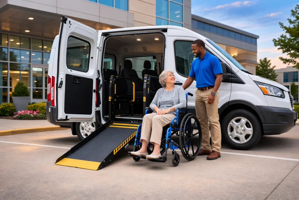 Accessible Wheelchair Transportation Aero NEMT